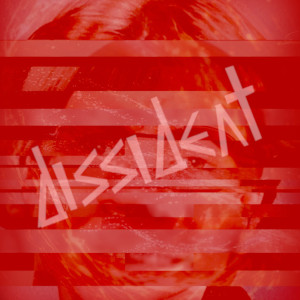 Dissident Space logo with a montage background of Peter Jorgensen's face at different ages.